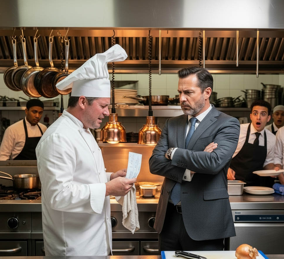 chef licenziato malattia Gemini Generated Image 1