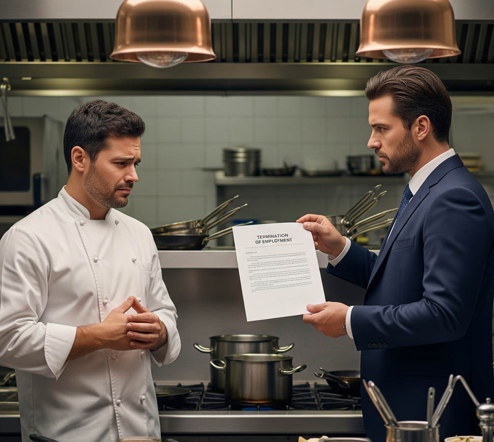 chef licenziato malattia Gemini Generated Image 2