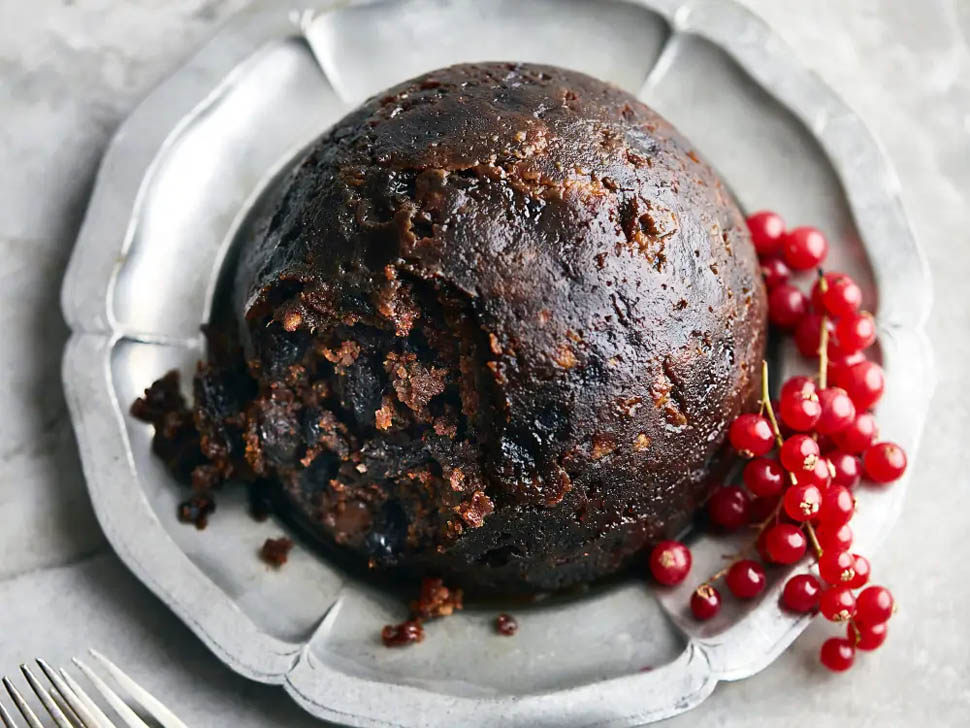 christmas pudding Debby Lewis Harrison Getty Images
