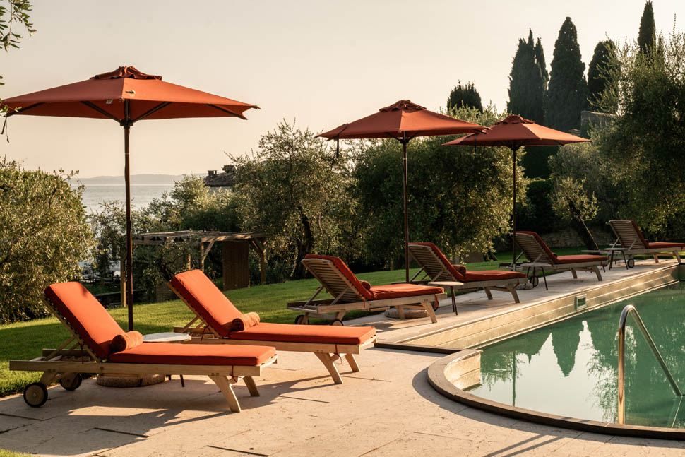 famiglia rana riviera Piscina in terrazza