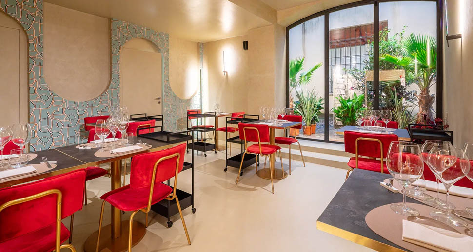 interno ristorante da Sacerno 2 cantina