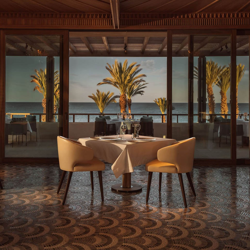 la table