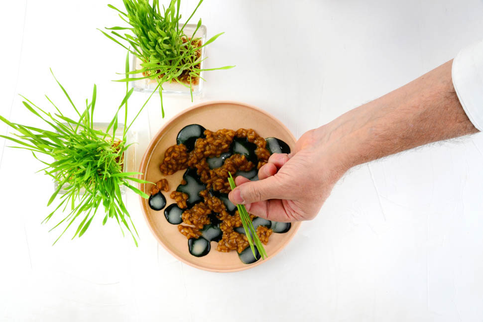 marco sacco Riso in Risaia carnaroli sake miso salsa alla alga spirula 2024 5 18 Low Res 1 2025 10 29 11 09 01