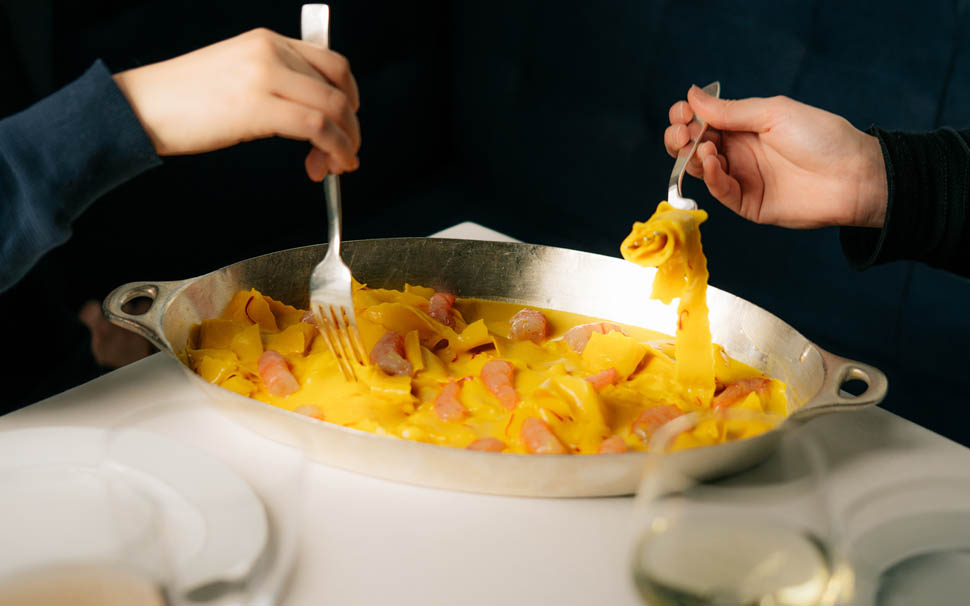 pappardelle zafferano torre fond prada 1