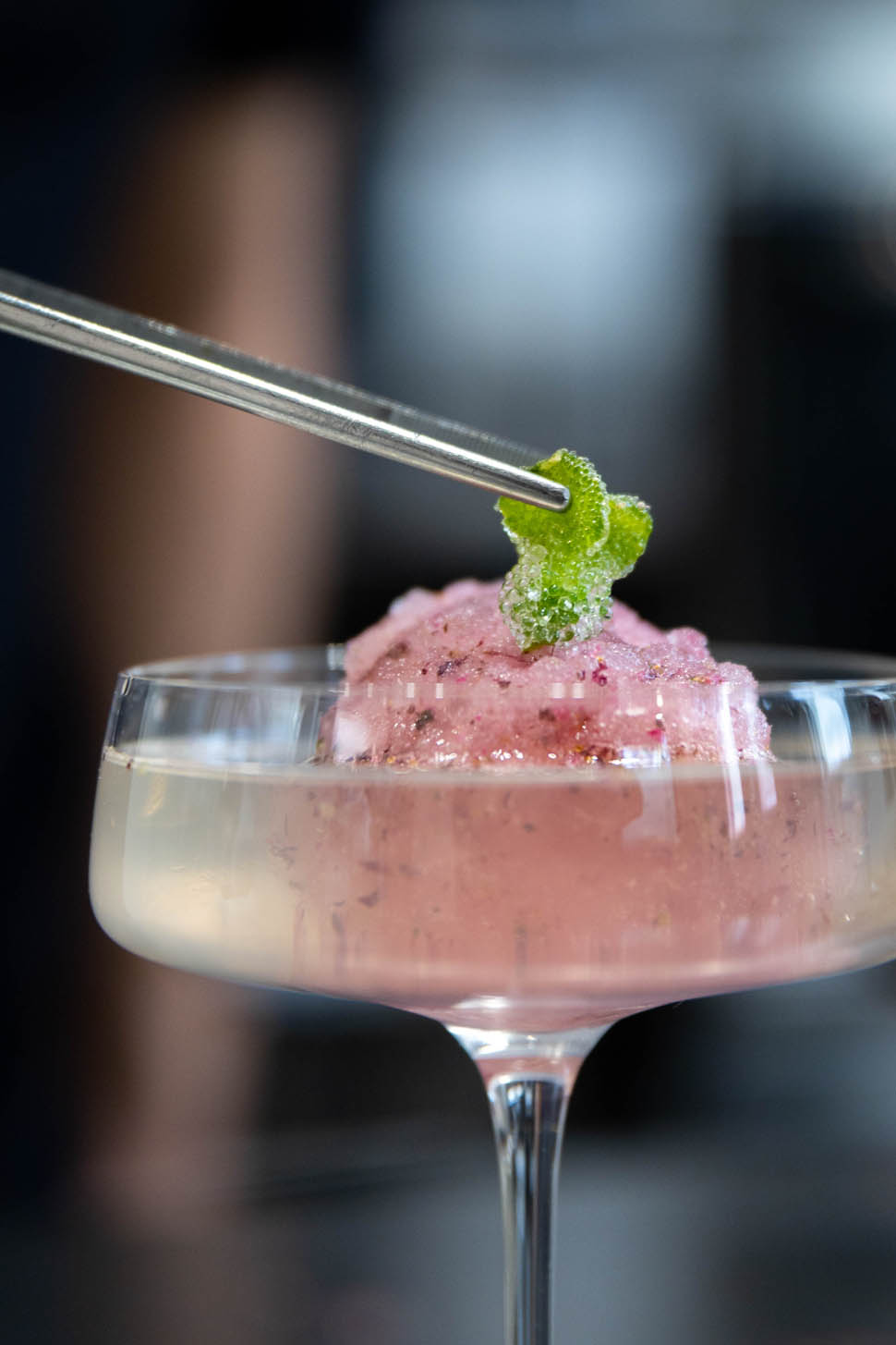 preparazione drink sea shore koppert cress 1