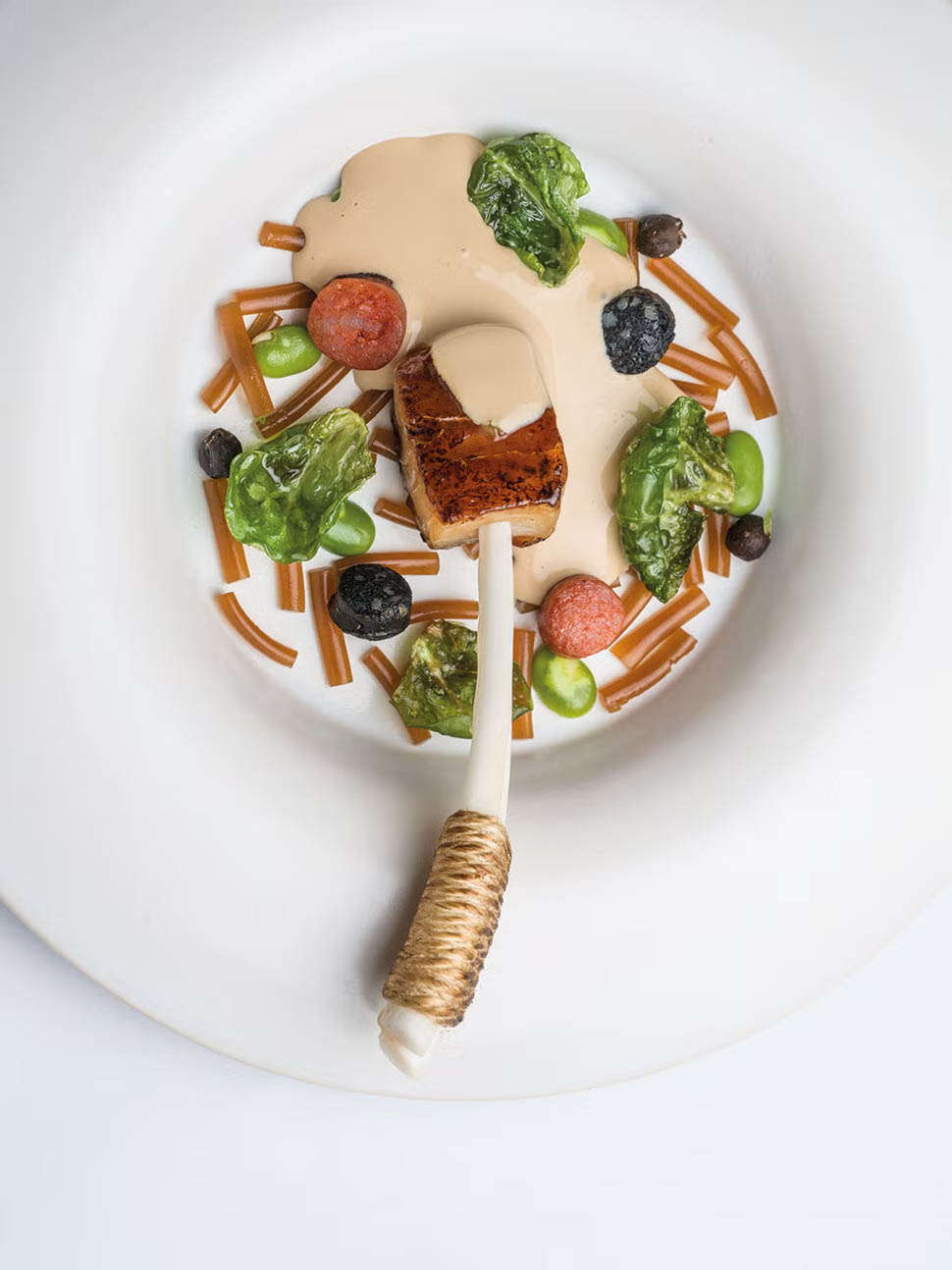 puchero de papada plato aponiente angel leon