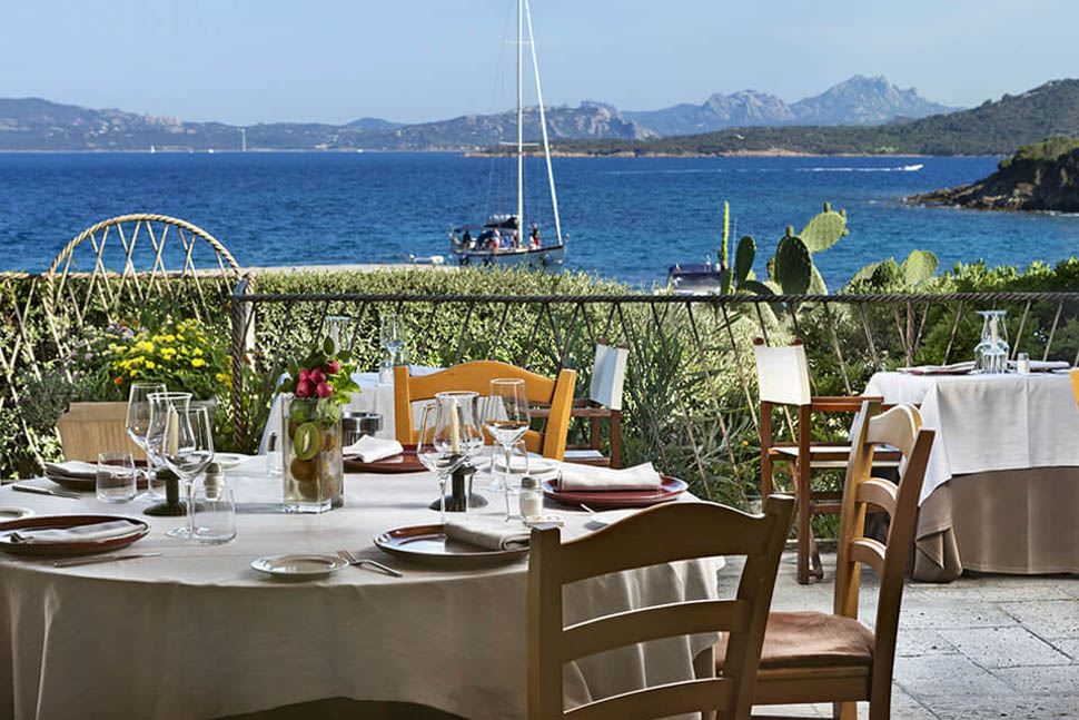 ristorante il paguro location mare cala capra palau