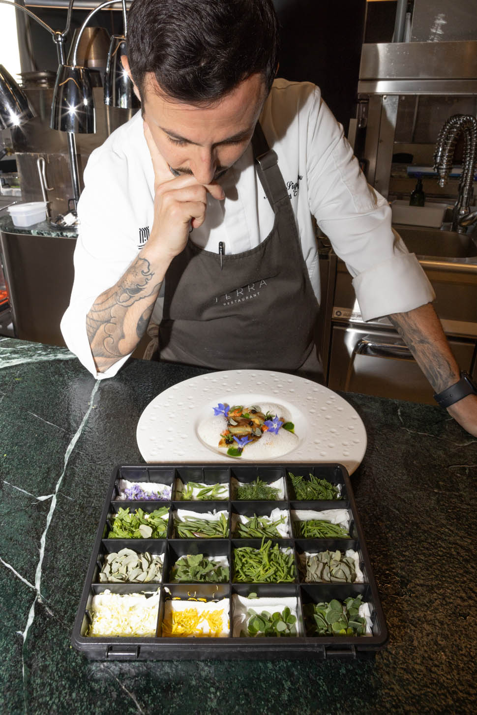 ristorante terra caglia chef alessio signorino impiattamento 03w