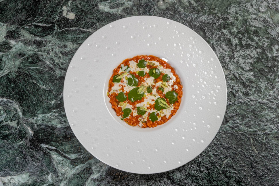 ristorante terra cagliari FREGULA ARTIGIANALE peperoni salsa sedano 5