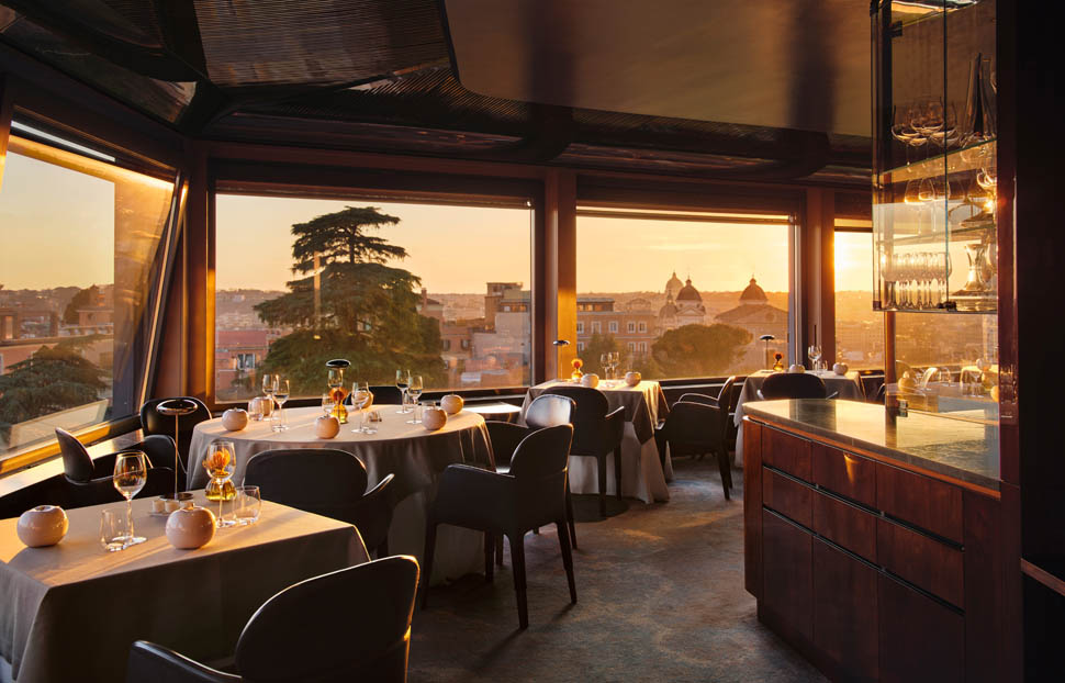 rome hotel eden la terrazza sunset pt dorchester collection
