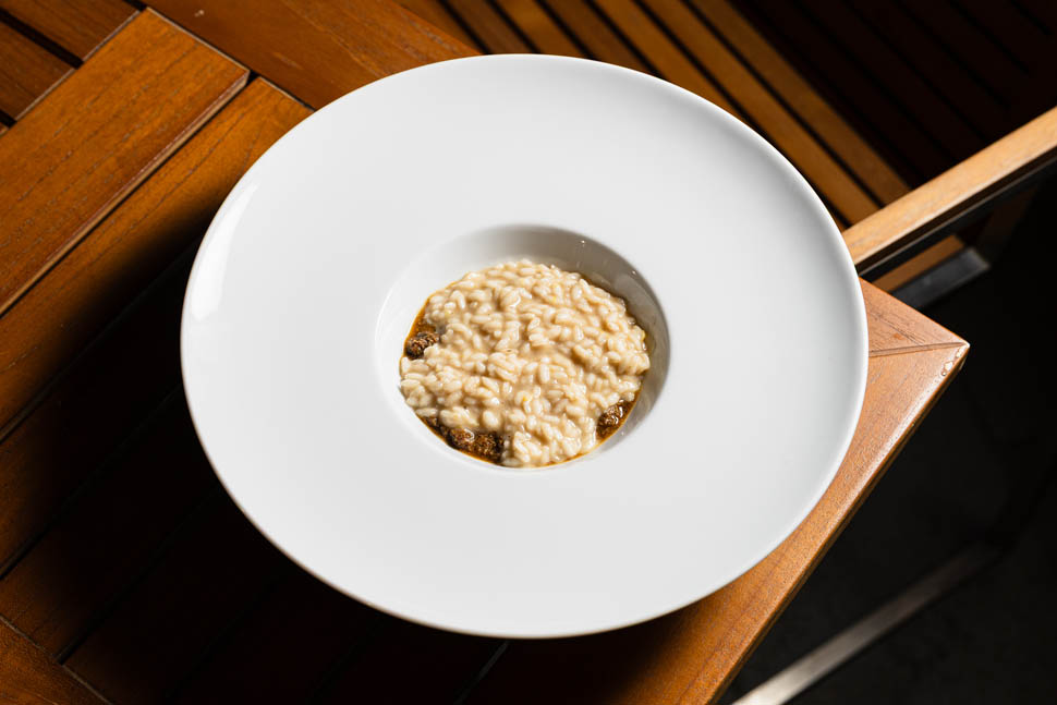 serata ippolito recanati Risotto al limone genovese di tonnetto alletterato e cipolla bruciata alto Ph Slevin