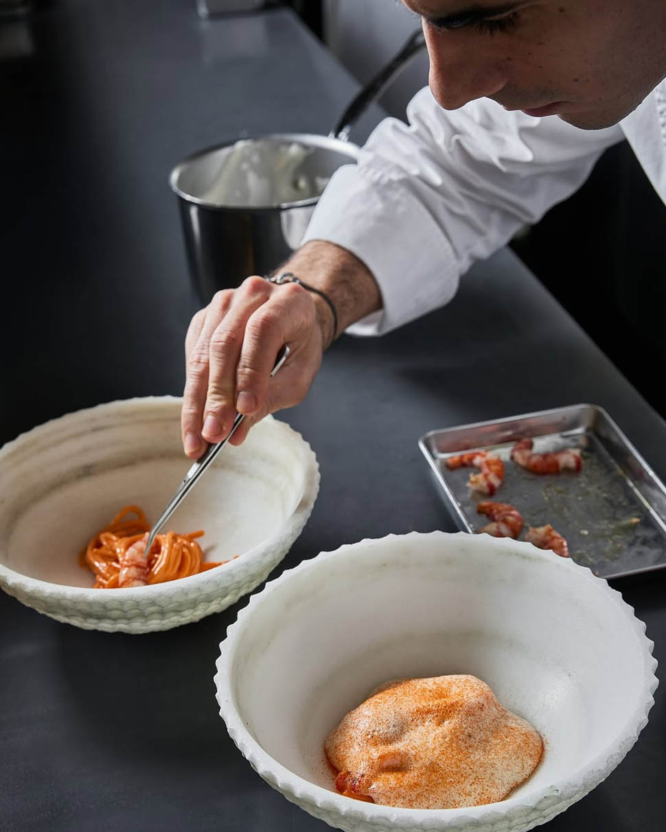 spaghetto gambero mazara alain ducasse 1