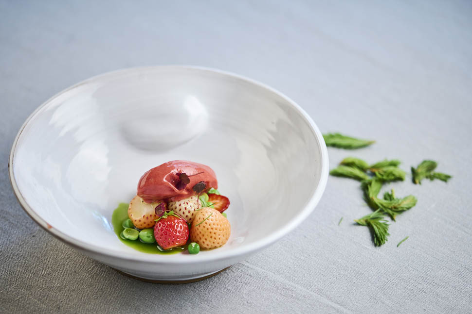 taubenkobel 7 Strawberry May shoots peas