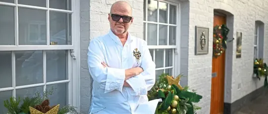 Heston Blumenthal AFP Justin Tallis