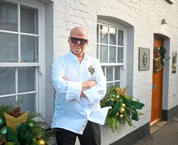 Heston Blumenthal AFP Justin Tallis