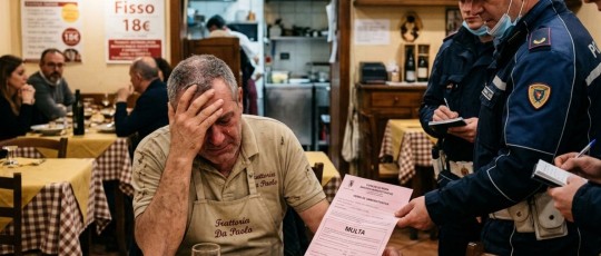 copertina multa ristorante