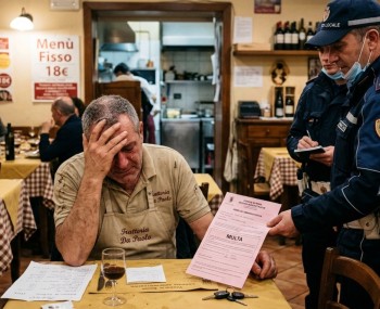 copertina multa ristorante