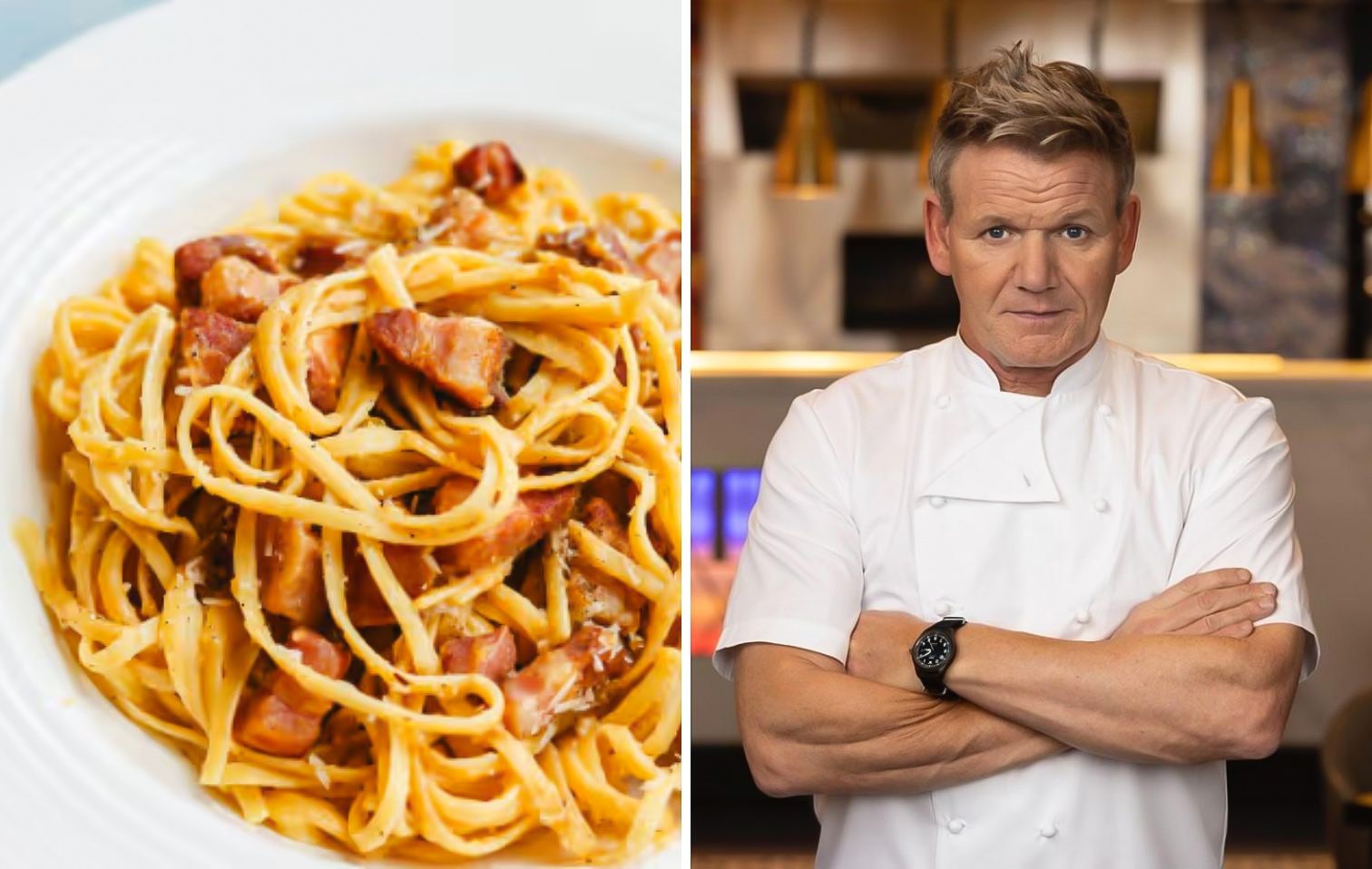 copertina gordon ramsay carbonara