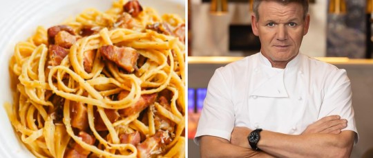 copertina gordon ramsay carbonara