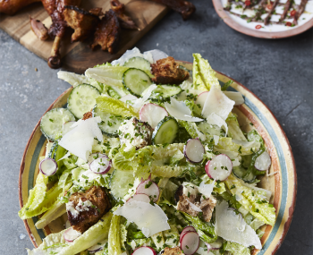 caesar salad con pollo arrosto oliver