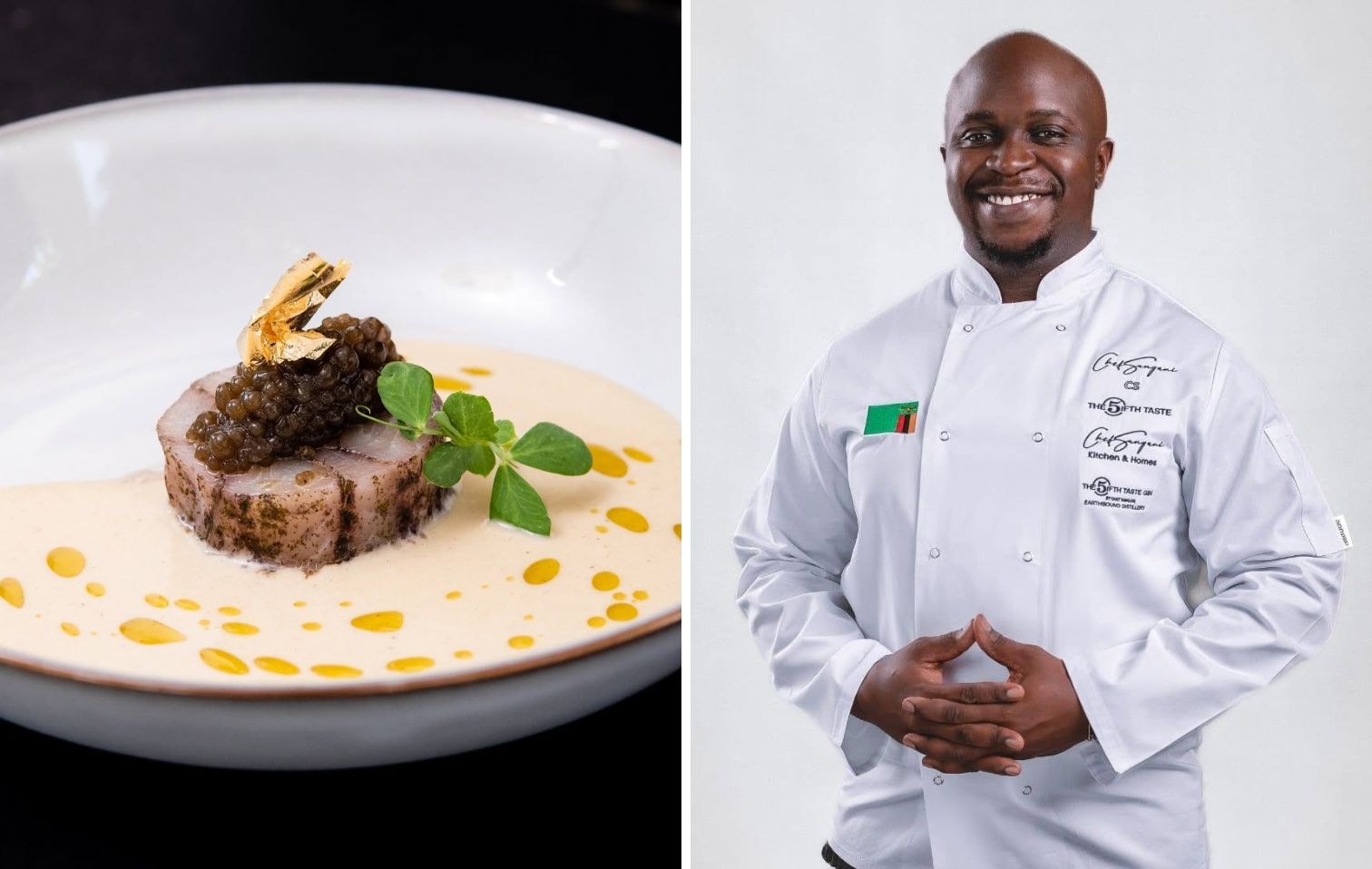 The first chef in Zambia to practice molecular cuisine, with a €200 menu. “They criticized me, but I didn’t give up.”