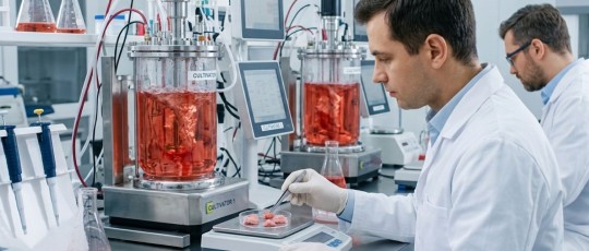 copertina carne coltivata