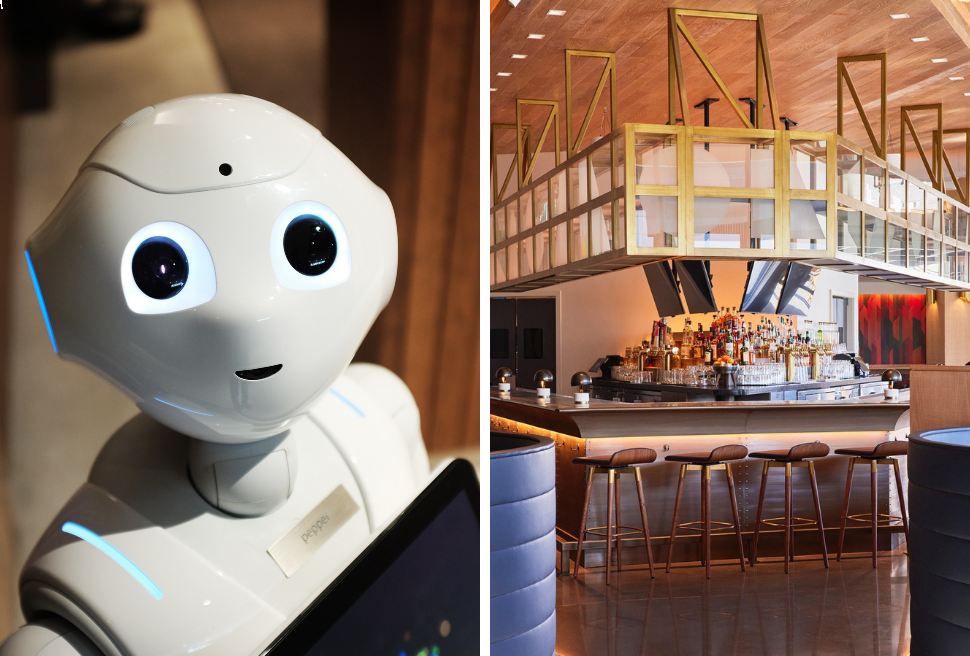 Robot cameriere ristorante Silicon Valley Copertina