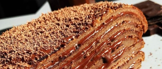 Sebastien Vauxon Gateau de crepes au cacao et ganache tendre a la vanille 12