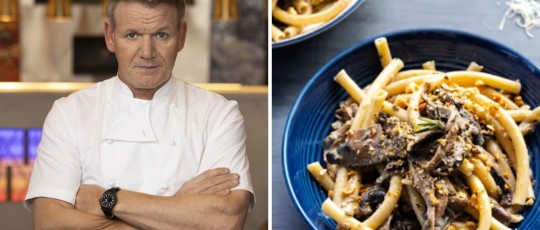 copertina bucatini funghi ramsay