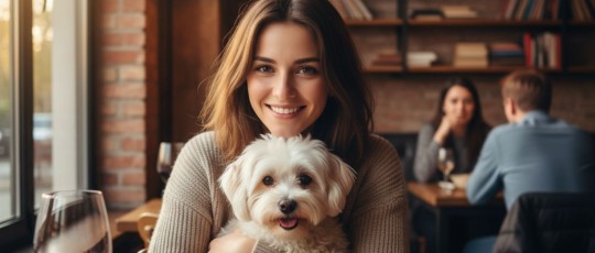 copertina animali al ristorante