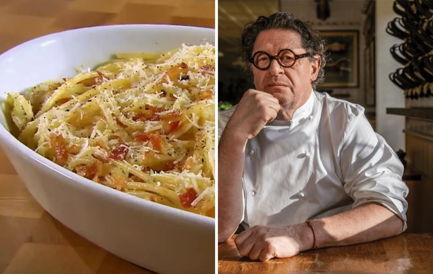 copertina spaghetti carbonara ny style marco pierre white
