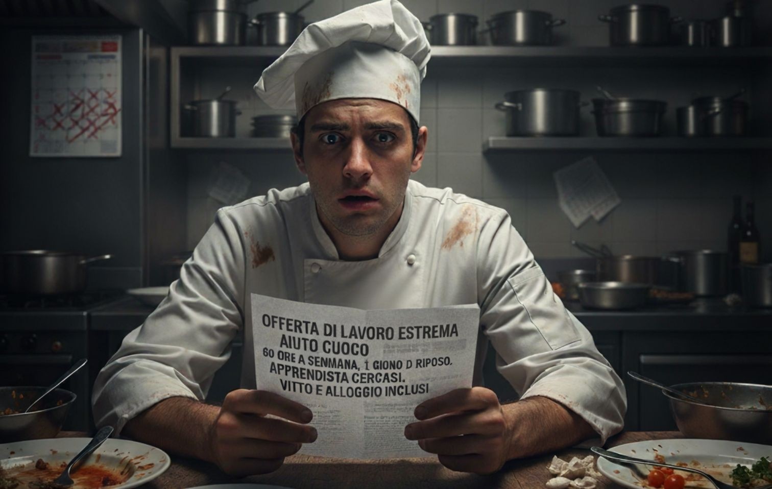 coprtina offerta lavoro 60 h a settimana