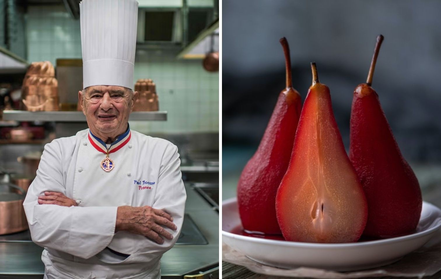 copertina pere al vino bocuse