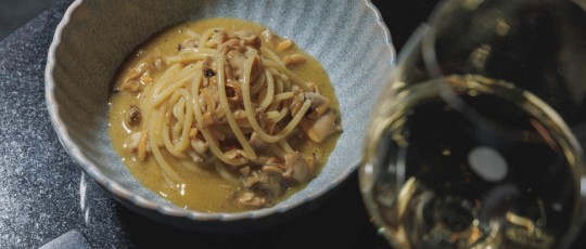 Spaghetto vongole alla brace Food Writers ph Jacopo Salvi