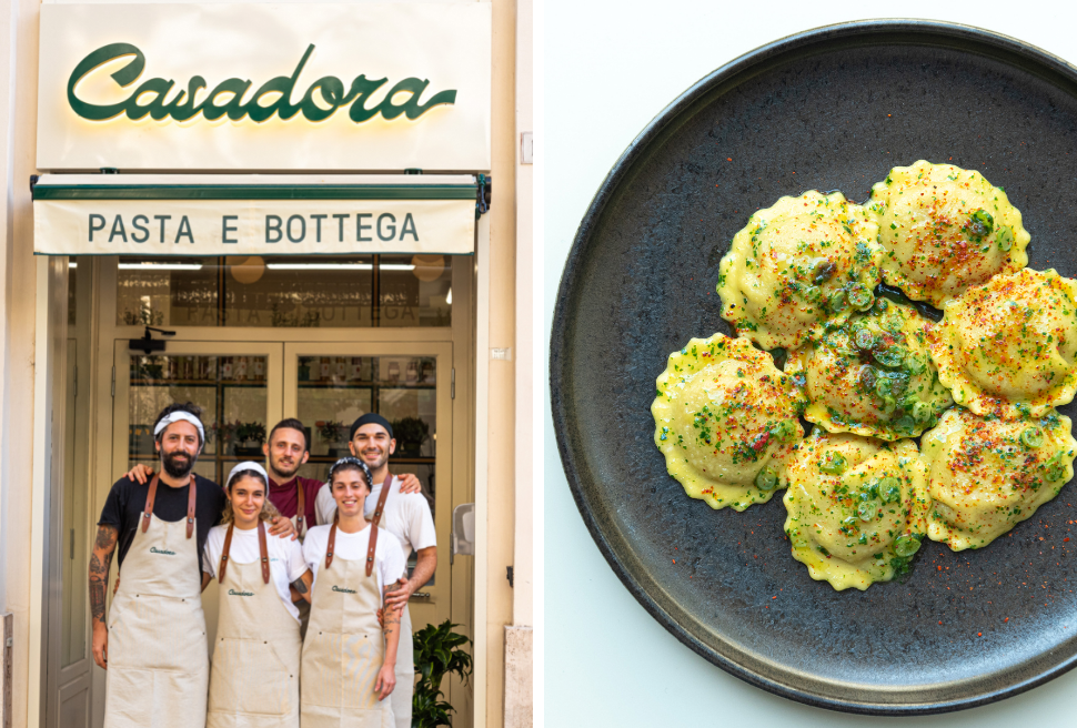 Dai ristoranti stellati al pastificio con cucina, la sfida di tre giovani  talenti romani: Casadora e la pasta fresca del futuro, Prodotti e aziende