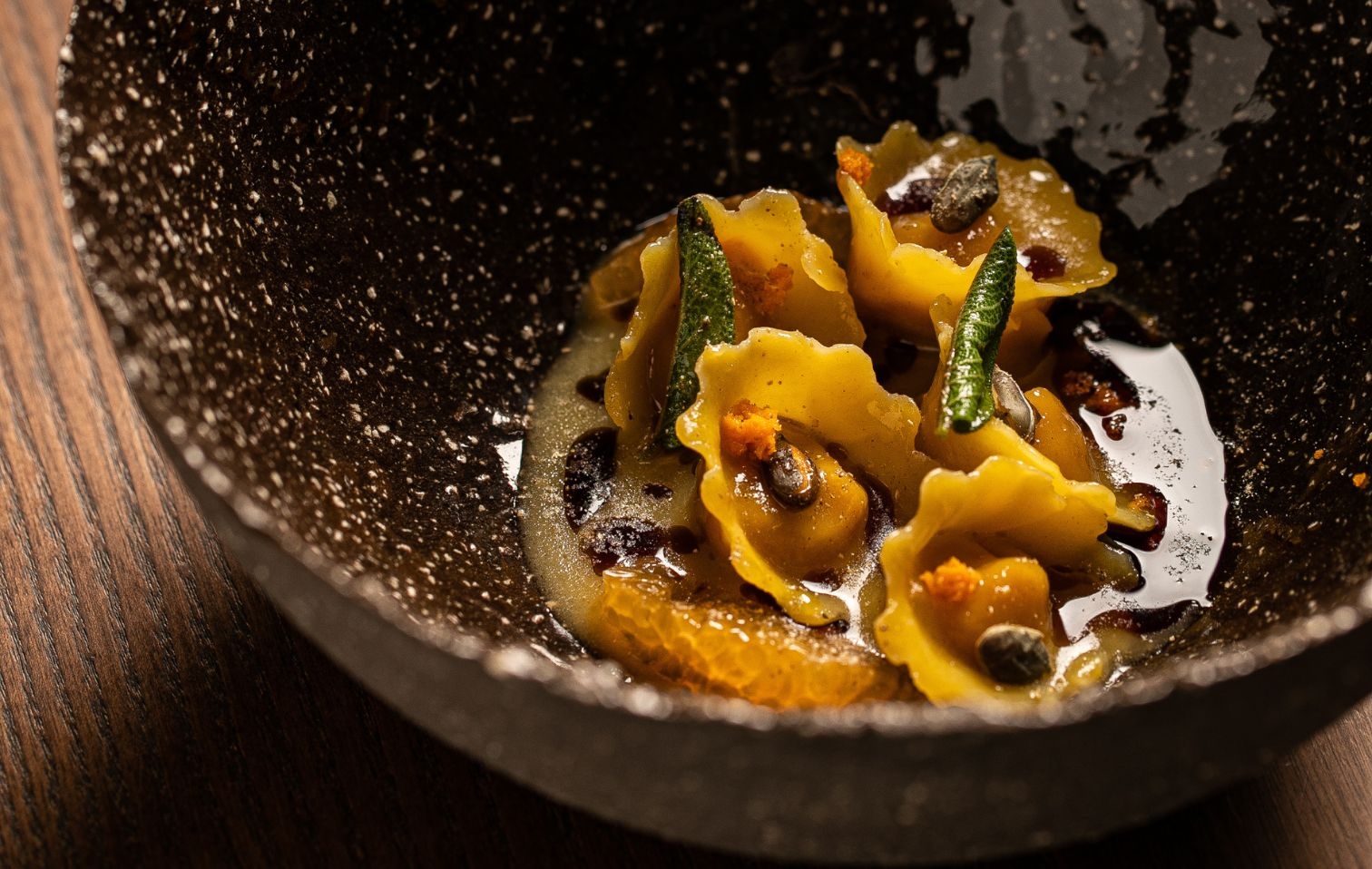 Pumpkin, Mandarin, and Red Prawn Tortelli: Davide Puleio's Iconic Recipe | Chef Recipes | Reporter G