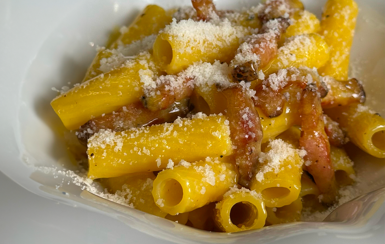Valerio Braschi's Carbonara | Chef Recipes | Reporter Gourmet S.r.l.