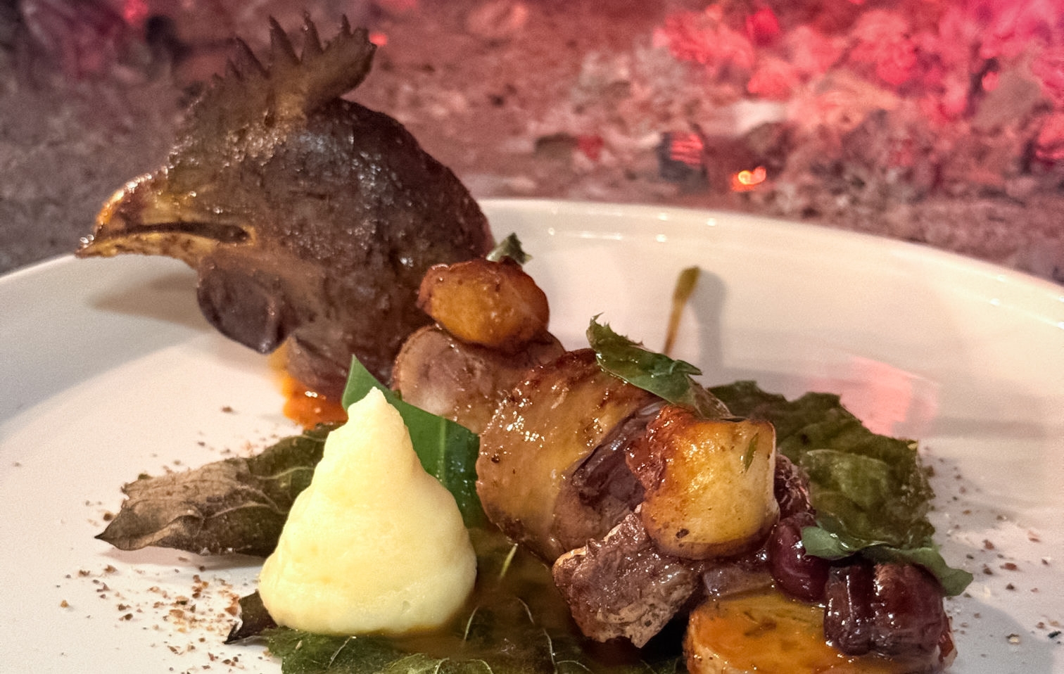When “chicken neck” is a chef's dish: Giuliano Viaggi's recipe | Chef Recipes | Reporter Gourmet S.r