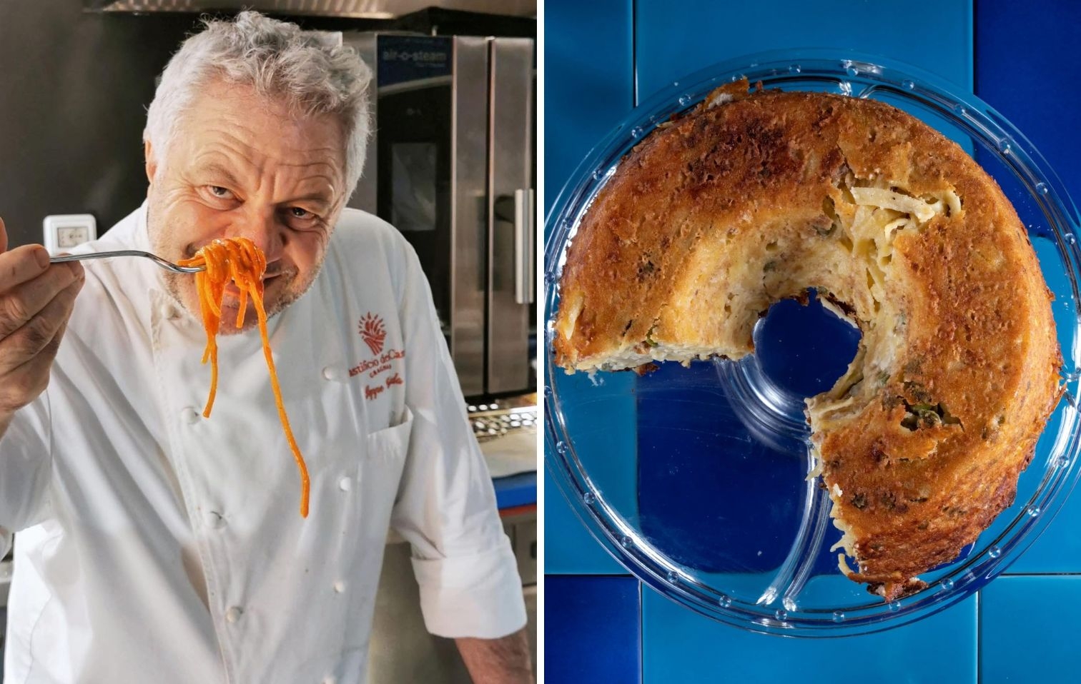 Pasta flan: how Pepe Guida turns leftover tagliatelle into a delicacy | Chef Recipes | Reporter Gour