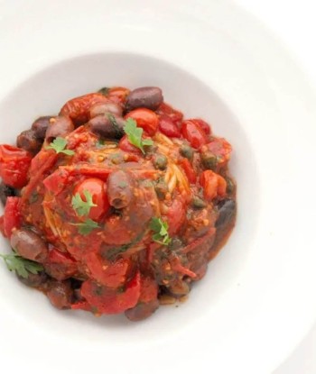 Peppe Guida Linguine alla puttanesca Rosaria Orru 2