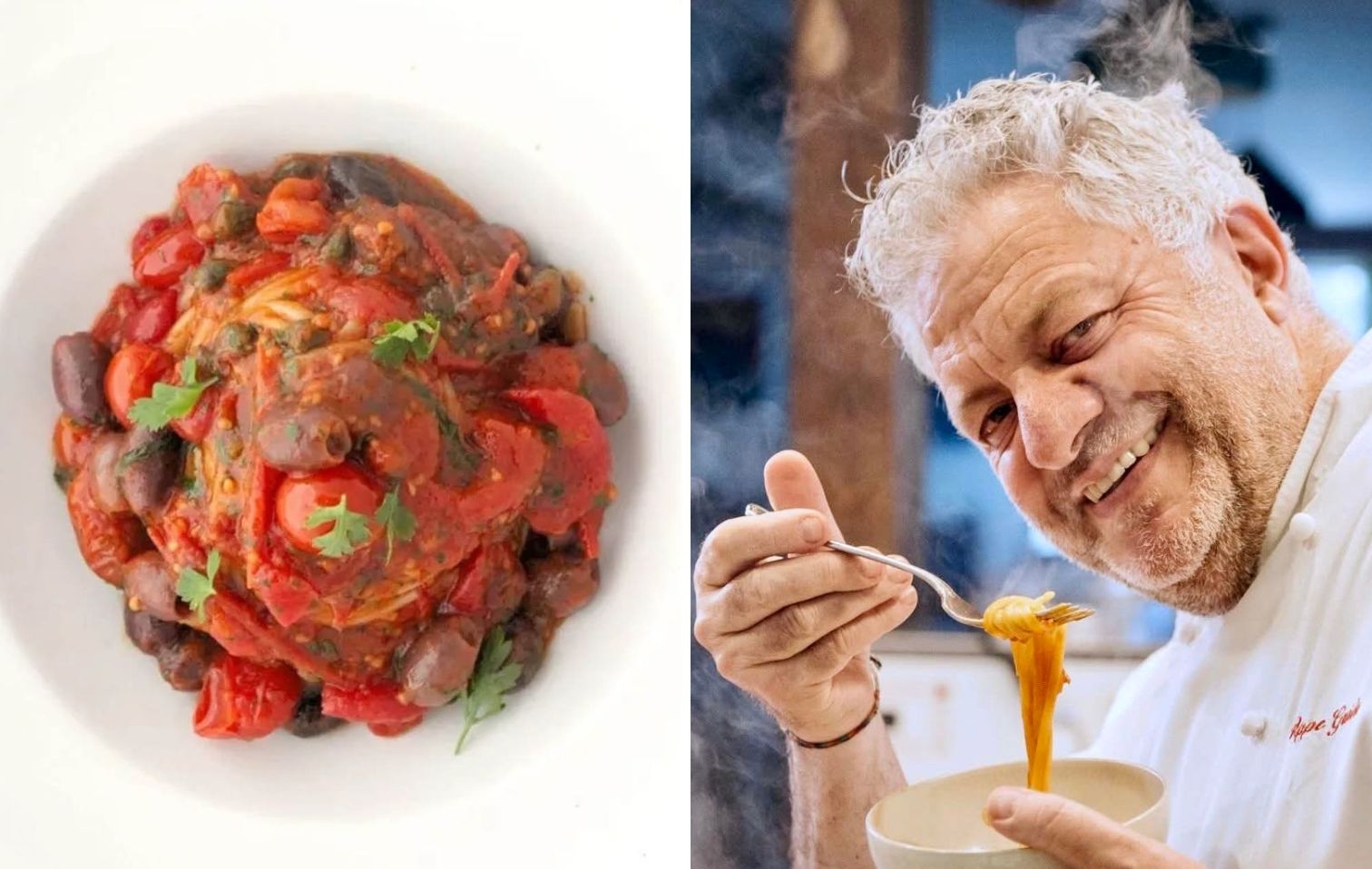 Peppe Guida's Michelin-starred puttanesca: how to make the classic dish perfect | Chef Recipes | Rep