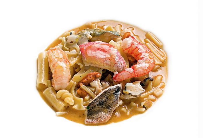 Mixed Pasta Soup with Crustaceans and Small Rockfish | Gennaro Esposito | Chef Recipes | Reporter Go