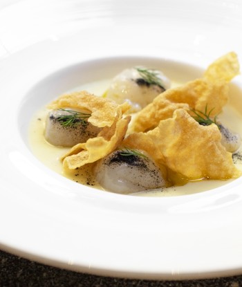 Pino Cuttaia gnocco seppia