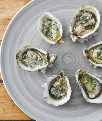 Garlic Butter Baked Oysters Eric Ripert