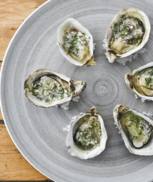 Garlic Butter Baked Oysters Eric Ripert