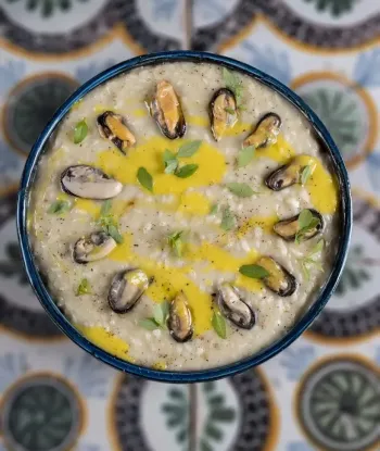 peppe guida risotto cozze cipollotti e arancia amara ph lido vannucchi 1