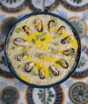 peppe guida risotto cozze cipollotti e arancia amara ph lido vannucchi 1