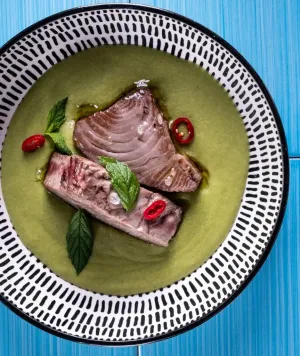 tonno rosso e passata di fave vecchie lidovannucchi