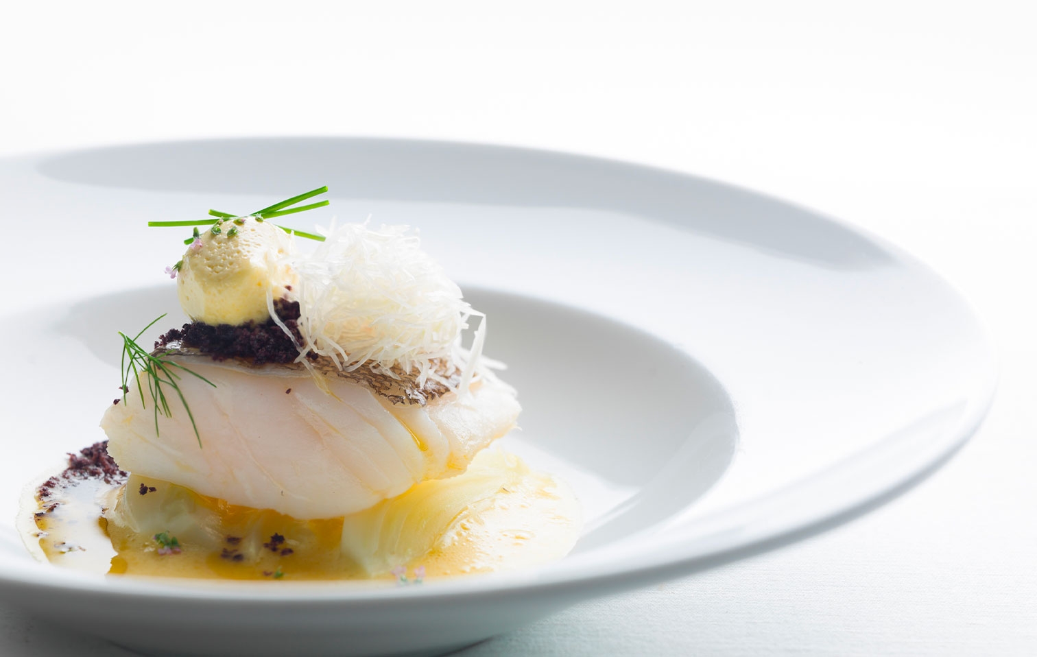Salted cod, orange, fennel, and 'mandarin buttery sauce' | Paolo Barrale | Chef Recipes | Reporter G