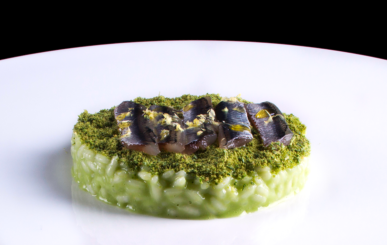 Risotto, butter and anchovies | Cristoforo Trapani | Chef Recipes | Reporter Gourmet S.r.l.